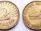 MACEDONIA 2 DINARY 1993 RYBA