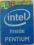 Naklejka Intel Pentium Blue 16x21mm (4th Gen)