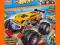 MEGA BLOKS Hot Wheels Monster Żółty HIT