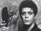 LOU REED (Velvet Underground)-zdjęcie z autografem