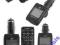 Transmiter samochodowy FM - pilot, USB, karty pam.