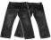 Jeansowe spodnie 7/8 13-14 lat, 158-164 cm