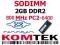 Nowa pamięć RAM 2GB DDR2 SODIMM 800MHz Nanya FV GW