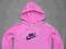 NIKE SPORTSWEAR RÓŻOWA BLUZA  LOGO  158-170  XL