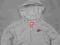 NIKE SZARA BAWEŁNIANA BLUZA  LOGO  158-170  XL