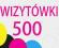 Wizytówki 9x5 500 szt + projekt!  JAKOŚĆ i PRESTIŻ