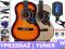 GITARA KLASYCZNA AKUSTYCZNA - WYPRZEDAŻ!   + TUNER