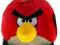 Angry Birds - Pluszak z dźwiękiem 21 cm - Czerwony