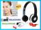 SŁUCHAWKI GWIAZDA NAUSZNE SKŁADANE MEGA BAS HIT