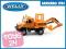 Koparka - Mercedes Unimog - auta Welly - 12cm -