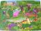 PUZZLE DREWNIANE  60 el klocki, układanki ZOO