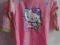 HELLO KITTY strój FLUO góra BROKAT bluzka r.98 HIT