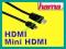 KABEL HDMI A - Mini HDMI C 1,5 m TechLine HAMA