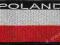 NASZYWKI SPINAKE Naszywka Flaga 90x55o POLAND wyj.