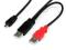 Kabel StarTech 2xUSB 1x Micro dysk zewnętrzny P508
