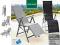 LEŻAK OGRODOWY ALUMINIOWY SKŁADANY 7POZIOMÓW TANIO