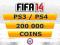 FIFA 14 FUT Coins Monety Coinsy PS3 PS4 - 200K