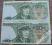 Zestaw banknotów 2szt. 50 zł 1988r. kolejne numery