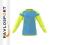 BLUZA BRAMKARSKA ADIDAS niebiesko/żółta roz 128