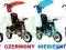 ROWEREK WIELOFUNKCYJNY SPORT TRIKE DELUXE pasy