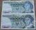 Zest. banknotów 2szt. 1000zł 1982r. kolejne numery