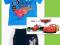 Auta Cars T-SHIRT + SPODENKI komplet na W-F 128