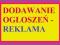Dodawanie ogłoszeń 150 portali Wsparcie reklamowe