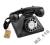 CZARNY TELEFON W STYLU RETRO GPO 200 Rotary