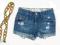 VANILLA STAR SPODENKI JEANSOWE USA 10 LAT 140 CM