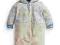 NEXT Rampers z kapturem pajacyk r.68 Nowe