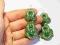 kolczyki sutasz zielone
