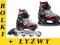 ŁYŻWOROLKI ŁYŻWY +ROLKI DZIECKA REGULOWANE r 30-33