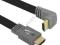 KABEL HDMI PŁASKI 1.5m KL. 1.4 ZŁĄCZE 90 TITANUM