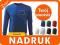 BLUZA OCIEPLANA + NADRUK LOGO NAPIS HURT     F-VAT