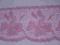 RÓŻOWA  KORONKA SZEROKOŚĆ 12 CM  1,00 ZŁ METR !!!