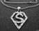 WISIOR SUPERMAN srebrny bling + ŁAŃCUCH ! rr29