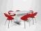 Krzesła czerwone RINGO new design meble Modo