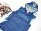 Adidas niebieski rękawicznik LOGO bluza 164 cm