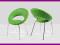 Krzesło Elio II zielone zielony skóra ekologiczna