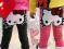 Ciepłe legginsy/spodenki  Hello Kitty 98-110 CUDO