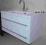 ANTADO szafka biała połysk 80 cm + umywalka