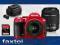 PENTAX K-50 18-55 + 50-200 DAL WR 16GB45 TORBA RED