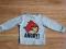 SZARA BLUZA H&amp;M ANGRY BIRDS 98/104CM stan BDB!