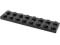 LEGO płytka plate 2x8 czarna black 3034