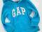 BABY GAP*Wystrzałowa polar. bluza z kapturem*98