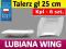 6x LUBIANA WING TALERZ OBIADOWY GŁĘBOKI 25 CM