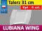 6x LUBIANA WING TALERZ 31 CM OBIADOWY SERWIS