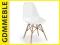 BIAŁE KRZESŁO K153 ENZO EAMES EIFFEL OD RĘKI GDM