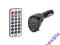 Samochodowy transmiter FM (pilot, USB, JACK)