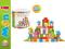 Playme KLOCKI EDUKACYJNE Drewno 50 elem. 7139